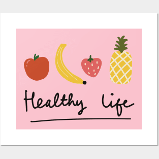 Healthy life Posters and Art